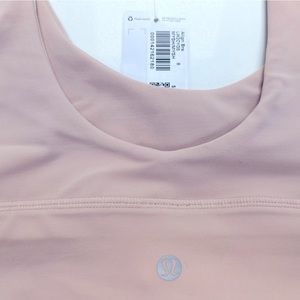 Lululemon align, sport bra, soft pink.